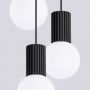 Sollux Lighting Halo SL1715 lampa wisząca 3x8 W biała-czarna zdj.6
