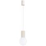 Sollux Lighting Halo SL1719 lampa wisząca 1x8 W biała-beżowa zdj.1