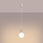 Sollux Lighting Halo SL1719 lampa wisząca 1x8 W biała-beżowa zdj.4