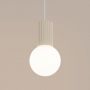 Sollux Lighting Halo SL1719 lampa wisząca 1x8 W biała-beżowa zdj.5