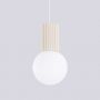 Sollux Lighting Halo SL1719 lampa wisząca 1x8 W biała-beżowa zdj.6
