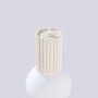 Sollux Lighting Halo SL1719 lampa wisząca 1x8 W biała-beżowa zdj.7