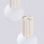 Sollux Lighting Halo SL1720 lampa wisząca 3x8 W biała-beżowa zdj.7