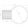 Sollux Lighting Halo SL1722 kinkiet 1x8 W biały-zielony zdj.2