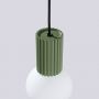 Sollux Lighting Halo SL1724 lampa wisząca 1x8 W biała-zielona zdj.7