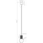 Sollux Lighting Halo SL1724 lampa wisząca 1x8 W biała-zielona zdj.2