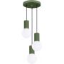 Sollux Lighting Halo SL1725 lampa wisząca 3x8 W biała-zielona zdj.1
