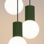Sollux Lighting Halo SL1725 lampa wisząca 3x8 W biała-zielona zdj.5