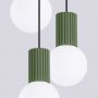 Sollux Lighting Halo SL1725 lampa wisząca 3x8 W biała-zielona zdj.6