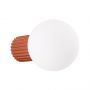 Sollux Lighting Halo SL1727 kinkiet 1x8 W biały-czerwony zdj.1