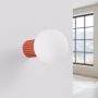 Sollux Lighting Halo SL1727 kinkiet 1x8 W biały-czerwony zdj.3