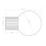 Sollux Lighting Halo SL1727 kinkiet 1x8 W biały-czerwony zdj.2