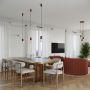 Sollux Lighting Halo SL1729 lampa wisząca 1x8 W biała-czerwona zdj.12