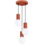 Sollux Lighting Halo SL1730 lampa wisząca 3x8 W biała-czerwona zdj.1