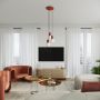Sollux Lighting Halo SL1730 lampa wisząca 3x8 W biała-czerwona zdj.9