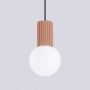 Sollux Lighting Halo SL1734 lampa wisząca 1x8 W biała-beżowa zdj.7