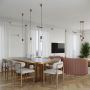 Sollux Lighting Halo SL1734 lampa wisząca 1x8 W biała-beżowa zdj.13