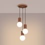 Sollux Lighting Halo SL1735 lampa wisząca 3x8 W biała zdj.4