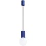 Sollux Lighting Halo SL1739 lampa wisząca 1x8 W biała-ciemnoniebieska zdj.1