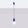 Sollux Lighting Halo SL1739 lampa wisząca 1x8 W biała-ciemnoniebieska zdj.3
