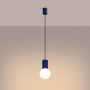 Sollux Lighting Halo SL1739 lampa wisząca 1x8 W biała-ciemnoniebieska zdj.4