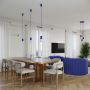 Sollux Lighting Halo SL1739 lampa wisząca 1x8 W biała-ciemnoniebieska zdj.9