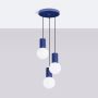 Sollux Lighting Halo SL1740 lampa wisząca 3x8 W biała-fioletowa zdj.3