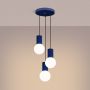 Sollux Lighting Halo SL1740 lampa wisząca 3x8 W biała-fioletowa zdj.4