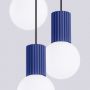 Sollux Lighting Halo SL1740 lampa wisząca 3x8 W biała-fioletowa zdj.5