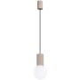 Sollux Lighting Halo SL1744 lampa wisząca 1x8 W biała-beżowa zdj.1