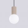 Sollux Lighting Halo SL1744 lampa wisząca 1x8 W biała-beżowa zdj.6