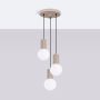 Sollux Lighting Halo SL1745 lampa wisząca 3x8 W biała zdj.3