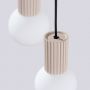 Sollux Lighting Halo SL1745 lampa wisząca 3x8 W biała zdj.7