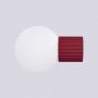 Sollux Lighting Halo SL1747 kinkiet 1x8 W biały-burgund zdj.6