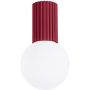 Sollux Lighting Halo SL1748 lampa podsufitowa 1x8 W biała-burgund zdj.1
