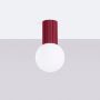 Sollux Lighting Halo SL1748 lampa podsufitowa 1x8 W biała-burgund zdj.3