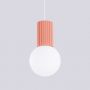 Sollux Lighting Halo SL1754 lampa wisząca 1x8 W biała zdj.6