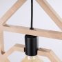 Sollux Lighting Caro SL1757 lampa wisząca 1x15 W czarna-drewno zdj.8