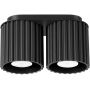 Sollux Lighting Aura SL1785 lampa podsufitowa 2x10 W czarna zdj.1
