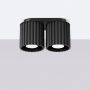 Sollux Lighting Aura SL1785 lampa podsufitowa 2x10 W czarna zdj.6