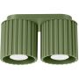 Sollux Lighting Aura SL1795 lampa podsufitowa 2x10 W zielona zdj.1
