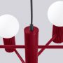 Sollux Lighting Halo SL1837 lampa wisząca 6x8 W burgund zdj.10