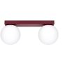 Sollux Lighting Yoli SL2251 lampa podsufitowa 2x8 W burgund zdj.1