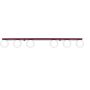 Sollux Lighting Yoli SL2254 lampa podsufitowa 6x8 W burgund zdj.1