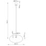 Sollux Lighting Nox SL2537 lampa wisząca 1x15 W czarna zdj.2