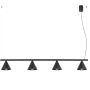 Sollux Lighting Nox SL2552 lampa wisząca 4x10 W czarna zdj.1