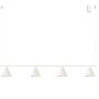 Sollux Lighting Nox SL2554 lampa wisząca 4x10 W beżowa zdj.1