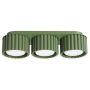 Sollux Lighting Aura SL2631 lampa podsufitowa 3x10 W zielona zdj.1