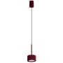 Sollux Lighting Aura SL2684 lampa wisząca 1x10 W burgund zdj.1