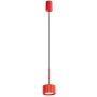 Sollux Lighting Aura SL2689 lampa wisząca 1x10 W czerwona zdj.1